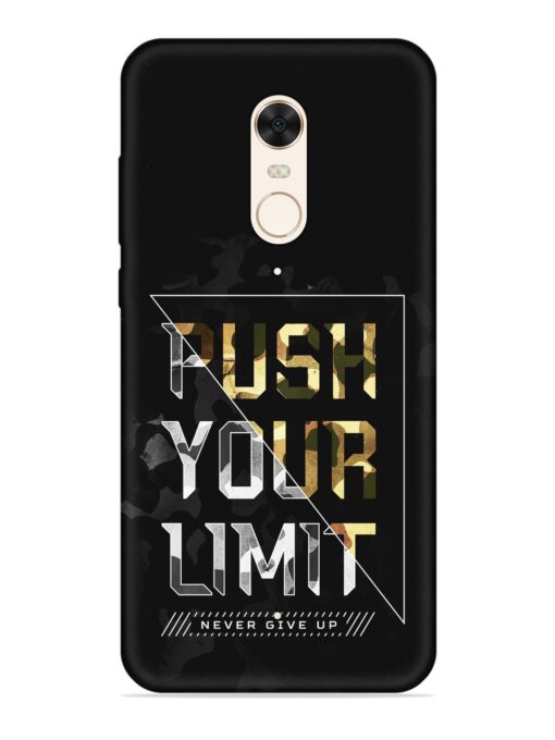 Push Your Limits Embossed Soft Silicone Case for Xiaomi Redmi 5 Zapvi