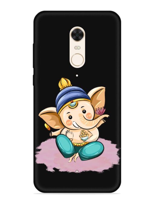 Bal Ganesh Vector Art Embossed Soft Silicone Case for Xiaomi Redmi 5 Zapvi