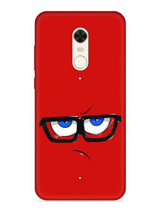 Rad Angry Face Embossed Soft Silicone Case for Xiaomi Redmi 5 Zapvi