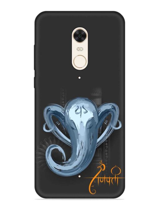 Illustration Lord Ganpati Embossed Soft Silicone Case for Xiaomi Redmi 5