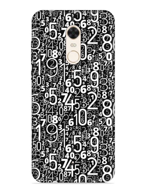 Many Numbers Different Embossed Soft Silicone Case for Xiaomi Redmi 5 Zapvi