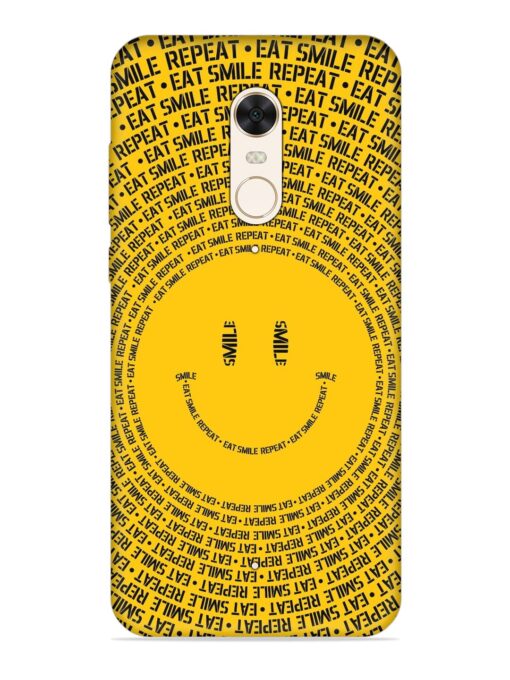 Smiley Embossed Soft Silicone Case for Xiaomi Redmi 5 Zapvi