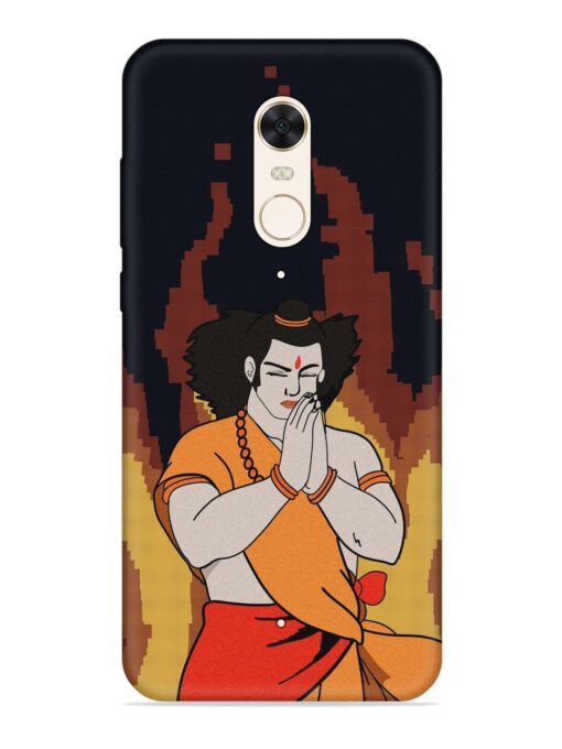 Shree Ram Vector Embossed Soft Silicone Case for Xiaomi Redmi 5 Zapvi