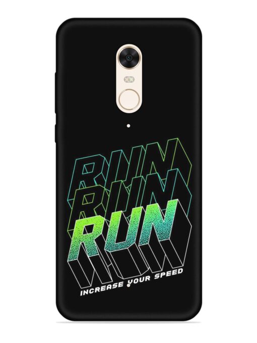 Run Embossed Soft Silicone Case for Xiaomi Redmi 5 Zapvi