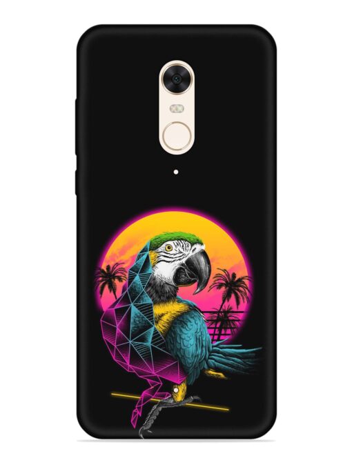 Rad Parrot Embossed Soft Silicone Case for Xiaomi Redmi 5 Zapvi