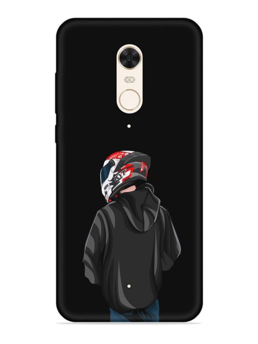 Motorcycle Rider Embossed Soft Silicone Case for Xiaomi Redmi 5