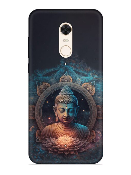 Gautam Buddha Embossed Soft Silicone Case for Xiaomi Redmi 5 Zapvi