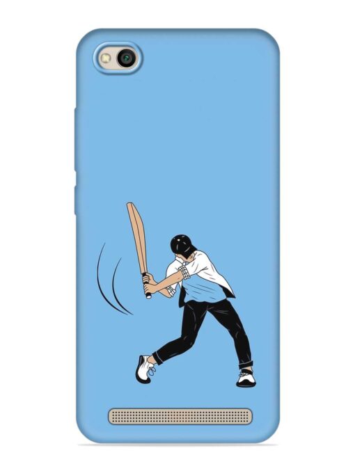 Cricket Gully Boy Embossed Soft Silicone Case for Xiaomi Redmi 5A Zapvi