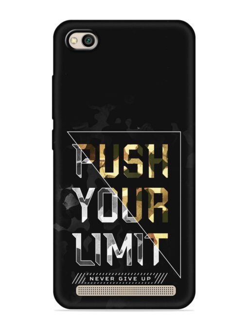 Push Your Limits Embossed Soft Silicone Case for Xiaomi Redmi 5A Zapvi