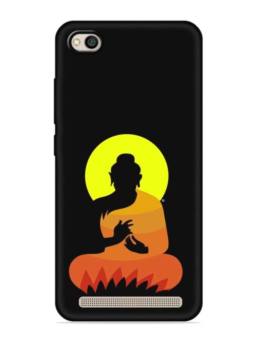 Buddha Art Black Embossed Soft Silicone Case for Xiaomi Redmi 5A Zapvi