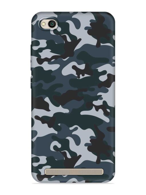 Dark Blue Army Military Art Embossed Soft Silicone Case for Xiaomi Redmi 5A Zapvi