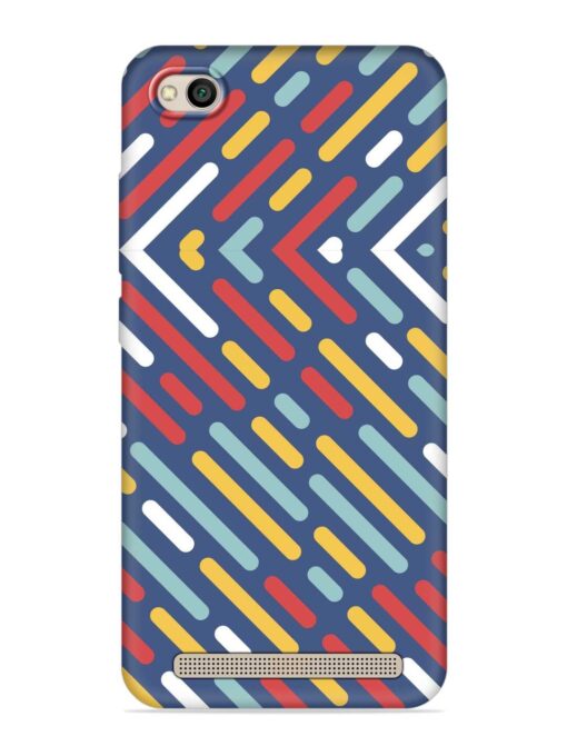 Colored Lines Embossed Soft Silicone Case for Xiaomi Redmi 5A Zapvi