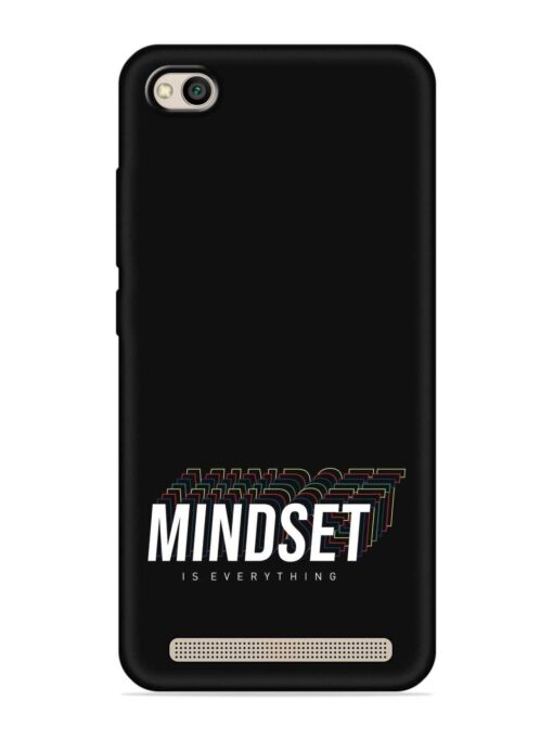 Mindset Everything Slogan Embossed Soft Silicone Case for Xiaomi Redmi 5A