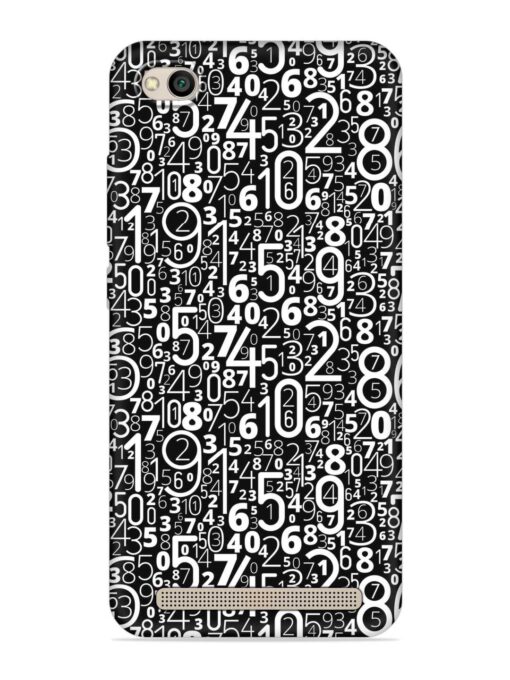 Many Numbers Different Embossed Soft Silicone Case for Xiaomi Redmi 5A