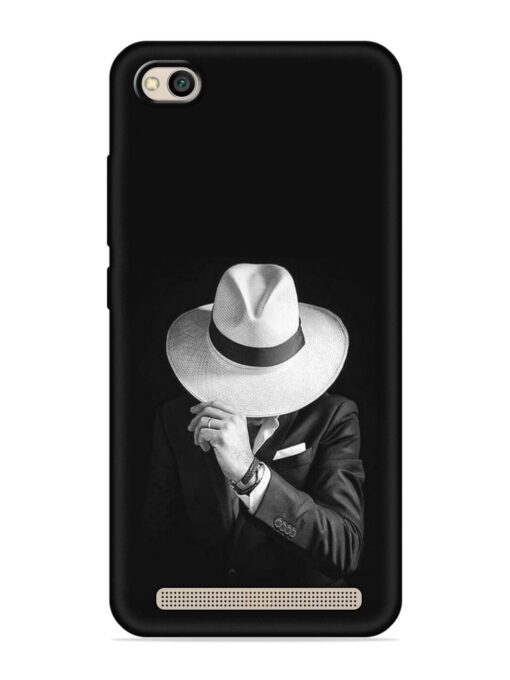 Men Under Hat Embossed Soft Silicone Case for Xiaomi Redmi 5A