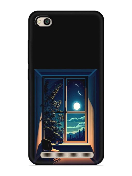 Night View At Window Embossed Soft Silicone Case for Xiaomi Redmi 5A