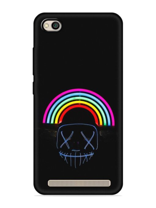 Mask Rainbow Embossed Soft Silicone Case for Xiaomi Redmi 5A