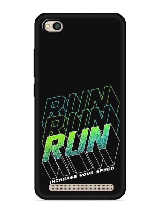 Run Embossed Soft Silicone Case for Xiaomi Redmi 5A