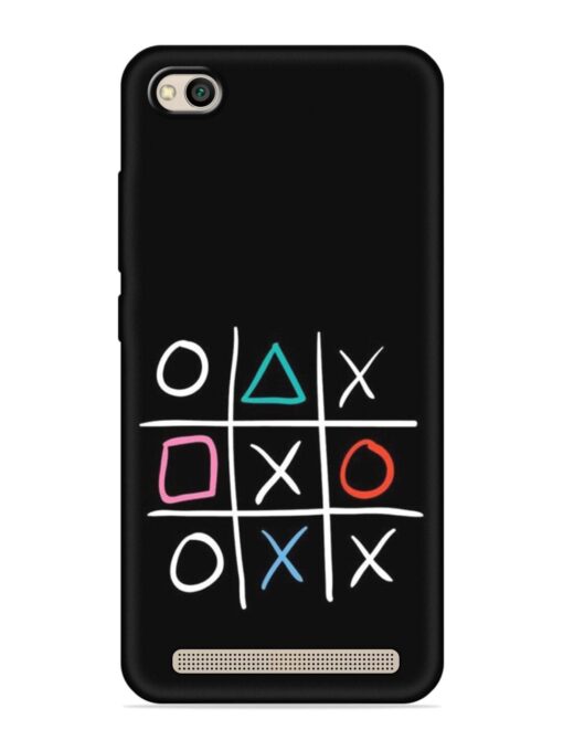 Super Neon Tic-Tac-Toe Embossed Soft Silicone Case for Xiaomi Redmi 5A