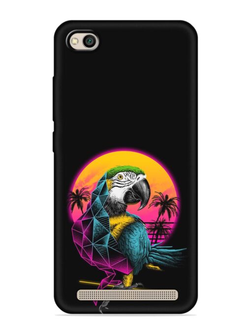 Rad Parrot Embossed Soft Silicone Case for Xiaomi Redmi 5A