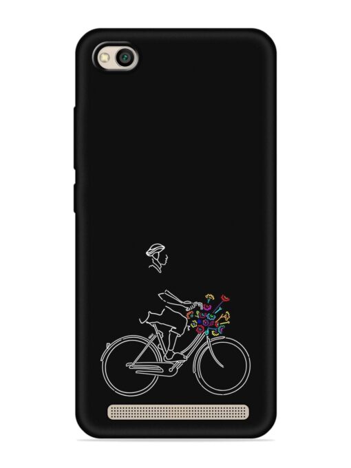 Minimalist Cycle Art Embossed Soft Silicone Case for Xiaomi Redmi 5A