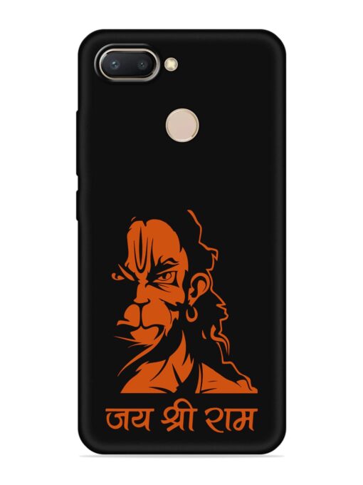 Angry Hanuman Embossed Soft Silicone Case for Xiaomi Redmi 6 Zapvi