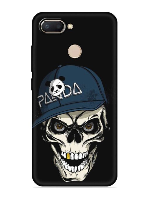 Panda Skull Embossed Soft Silicone Case for Xiaomi Redmi 6 Zapvi