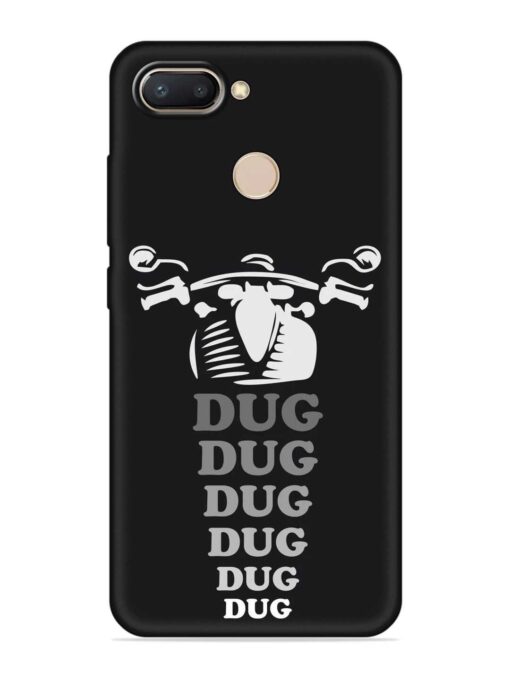 Dug Dug Dug Embossed Soft Silicone Case for Xiaomi Redmi 6