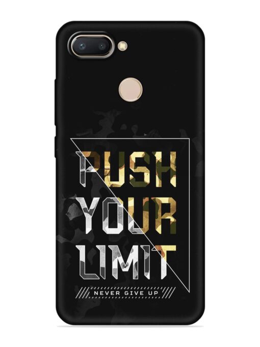 Push Your Limits Embossed Soft Silicone Case for Xiaomi Redmi 6