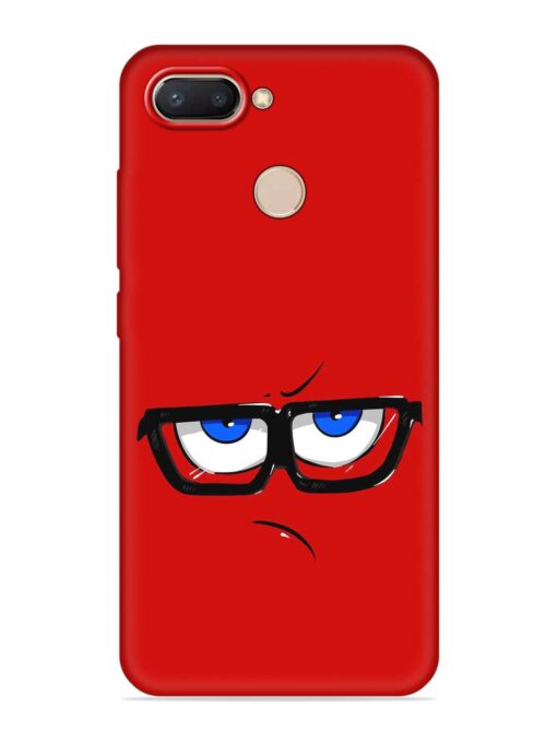 Rad Angry Face Embossed Soft Silicone Case for Xiaomi Redmi 6