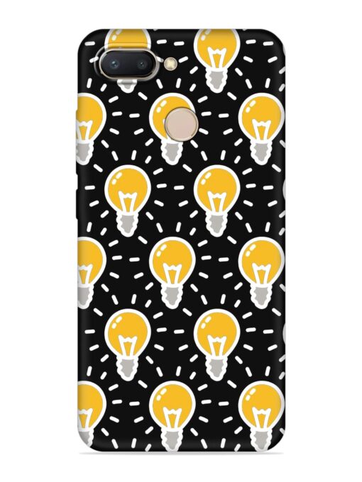 Light Bulb Seamless Embossed Soft Silicone Case for Xiaomi Redmi 6 Zapvi