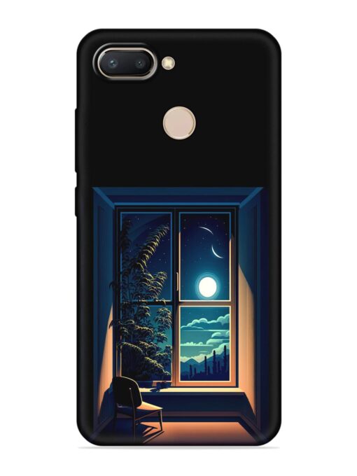 Night View At Window Embossed Soft Silicone Case for Xiaomi Redmi 6 Zapvi