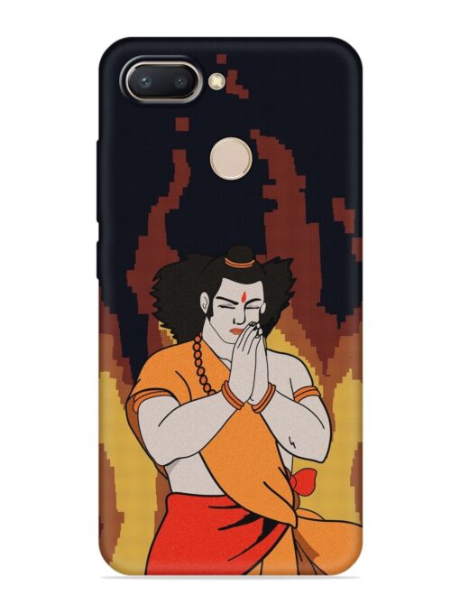 Shree Ram Vector Embossed Soft Silicone Case for Xiaomi Redmi 6