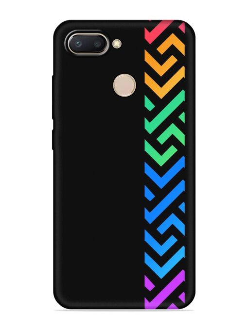 Colorshape Stripes Embossed Soft Silicone Case for Xiaomi Redmi 6 Zapvi