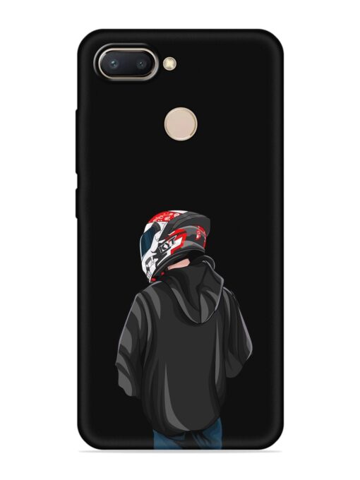 Motorcycle Rider Embossed Soft Silicone Case for Xiaomi Redmi 6 Zapvi