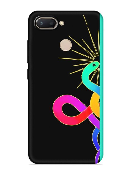 Art Geometric Abstraction Embossed Soft Silicone Case for Xiaomi Redmi 6 Zapvi