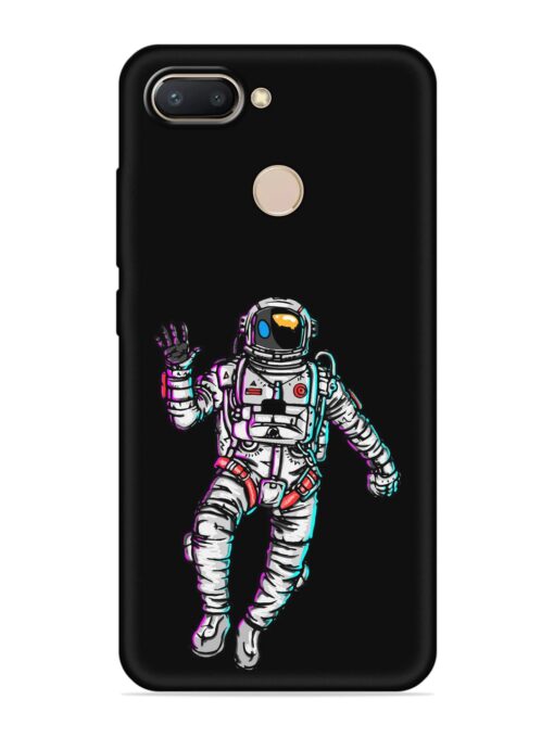 Spaceman Embossed Soft Silicone Case for Xiaomi Redmi 6 Zapvi