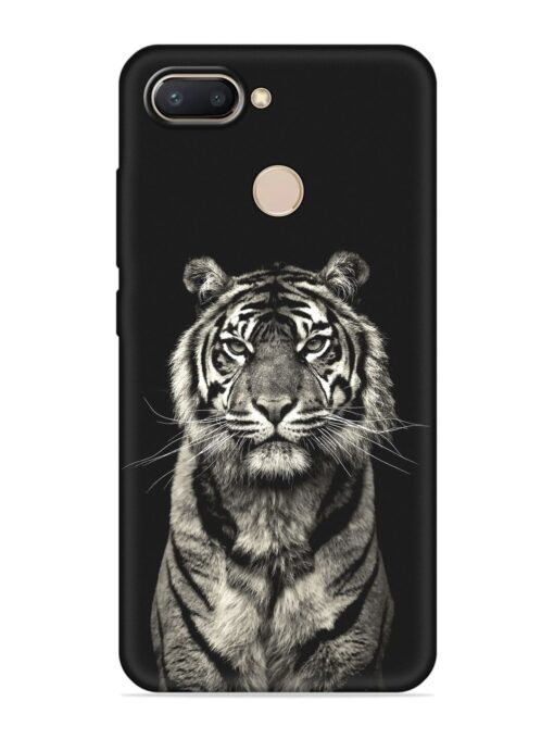 Tiger Art Embossed Soft Silicone Case for Xiaomi Redmi 6 Zapvi