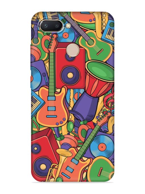 Colorful Music Art Embossed Soft Silicone Case for Xiaomi Redmi 6 Zapvi