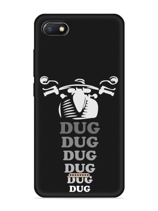 Dug Dug Dug Embossed Soft Silicone Case for Xiaomi Redmi 6A Zapvi