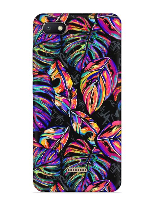 Tropical Seamless Vector Embossed Soft Silicone Case for Xiaomi Redmi 6A Zapvi