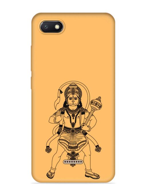 Indian God Hanuman Embossed Soft Silicone Case for Xiaomi Redmi 6A Zapvi