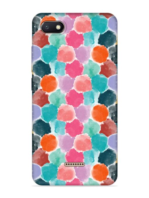 Colorful Seamless Pattern Embossed Soft Silicone Case for Xiaomi Redmi 6A Zapvi