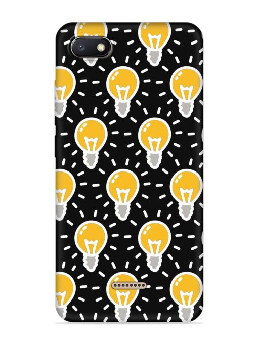 Light Bulb Seamless Embossed Soft Silicone Case for Xiaomi Redmi 6A Zapvi