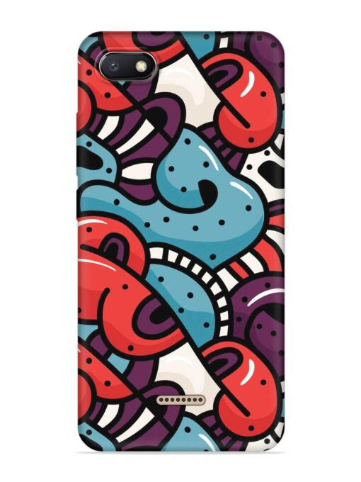 Seamless Backdrop Colorful Embossed Soft Silicone Case for Xiaomi Redmi 6A