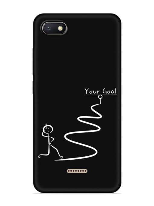 Your Goal Embossed Soft Silicone Case for Xiaomi Redmi 6A Zapvi