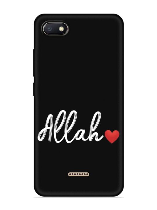 Allah Embossed Soft Silicone Case for Xiaomi Redmi 6A Zapvi