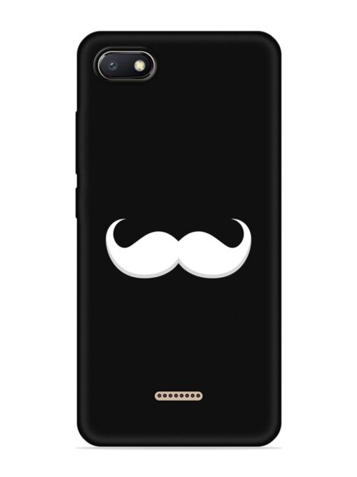 Mustache Vector Embossed Soft Silicone Case for Xiaomi Redmi 6A Zapvi