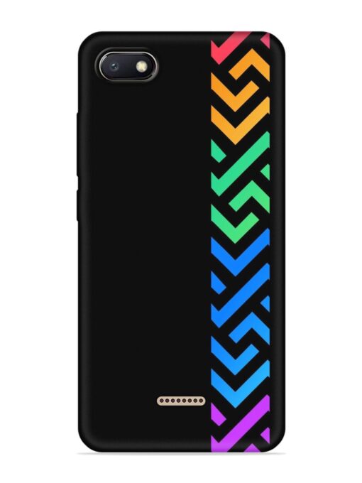 Colorshape Stripes Embossed Soft Silicone Case for Xiaomi Redmi 6A