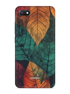 Leaves Artwork Embossed Soft Silicone Case for Xiaomi Redmi 6A